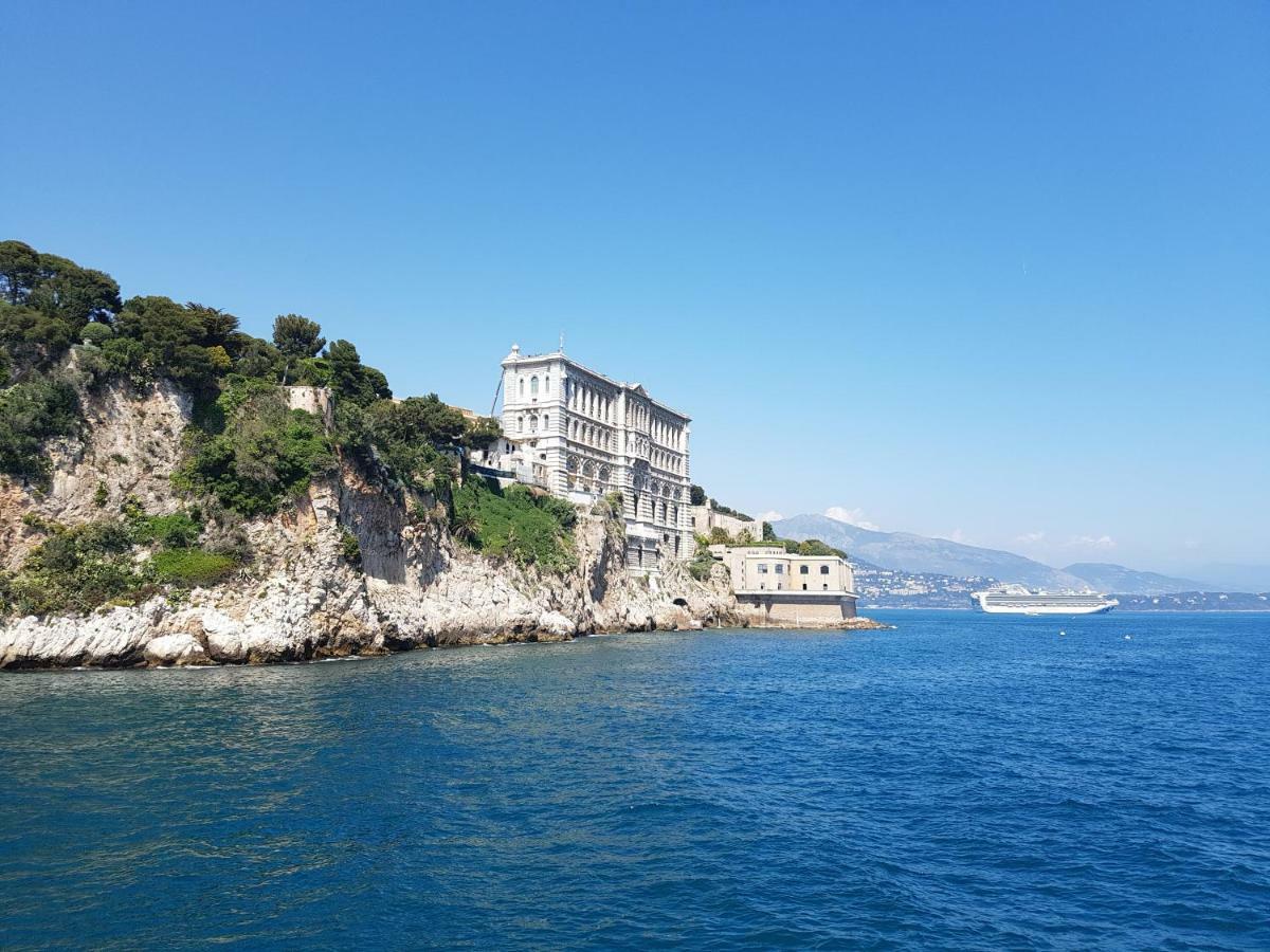 Plein Coeur De Monaco, A 300 Metres A Pied Du Port De Monaco, 4 Pieces Dans Des Escaliers Vue Mer Exceptionnelle Luaran gambar
